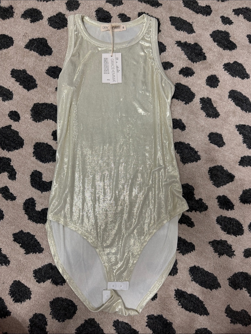 Metallic Gold Bodysuit